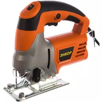 Электрический лобзик Энкор ЛЭ-600/60Э (мощность 600 вт, маятниковый тип, регулировка числа оборотов)