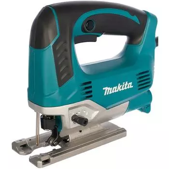 Электрический лобзик Makita JV0600K (650 Вт, маятниковый ход, подключение к пылесосу, быстрая замена оснастки)