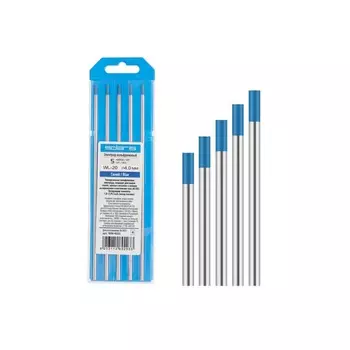 Электрод вольфрамовый Solaris WM-4533, синий, WL-20, Ф 4,0 мм, набор 5 шт.