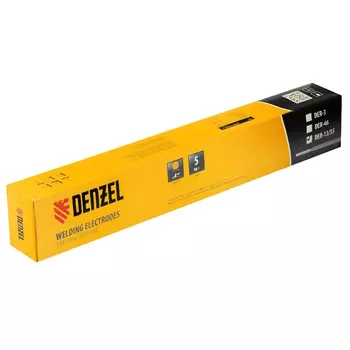 Электроды Denzel DER-13/55 97519, диаметр 4 мм, 5 кг, основное покрытие