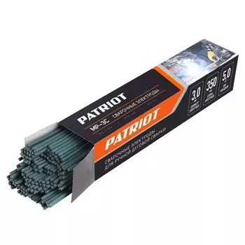 Электроды сварочные Patriot 605012205, МР-3С, 3 мм, 350 мм, 5 кг