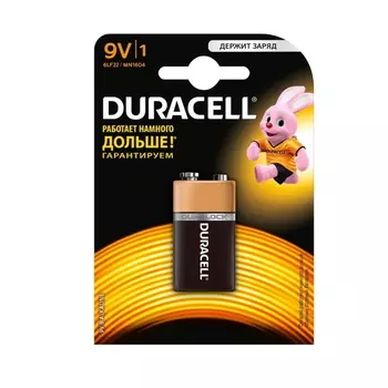 Элемент питания Duracell Basic 9V 6LR61