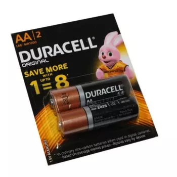 Элемент питания Duracell Original LR6 (тип AA, 1.5 В)