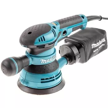 Эксцентриковая шлифмашина Makita BO5041 (диаметр круга 125 мм, вес 1,4 кг, работа с пылесосом)