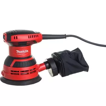 Эксцентриковая шлифмашина Makita M9204 (сетевое питание, мощность 240 Вт, 12000 оборотов/мин, оснастка 125 мм)
