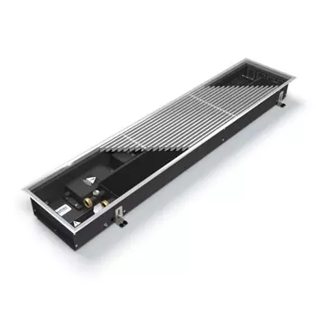 Канальный конвектор без вентилятора Kermi KVN23080150L01X, с решеткой, KVN 230/80/1500