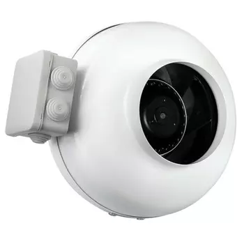 Канальный вентилятор для влажных помещений Shuft Tube 125 XL (круглый, расход воздуха 300 м3/ч)