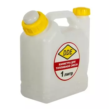Канистра для приготовления топливной смеси DDE, 1 л, трубка для заливки 247-002