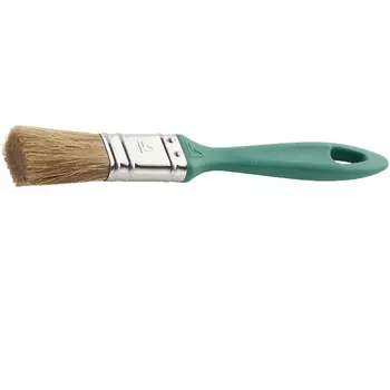 Кисть плоская Stayer "Lasur-Euro" 01081-25, смешанная щетина, пластмассовая ручка, 25мм