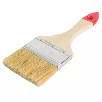 Кисть плоская Toolberg "Классик-Стандарт" 0111115, натуральная щетина, деревянная рукоятка, 75 мм