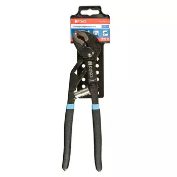 Клещи переставные Союз 1020-08-A250С, 250мм, зев 35мм, автоматический шарнир, ПВХ рукоятки