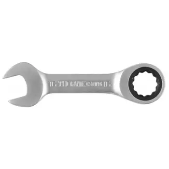 Ключ гаечный комбинированный трещоточный короткий Thorvik CSRW16 053525, 16 мм