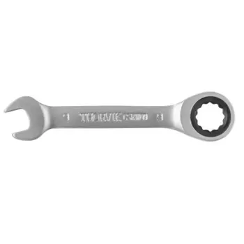 Ключ гаечный Thorvik CSRW09 053518, комбинированный, трещоточный, короткий, 9 мм