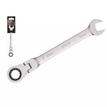 Ключ комбинированный Pro Startul PRO-7212, 12мм трещоточный шарнирный