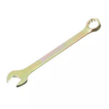 Ключ комбинированный Сибртех 14984, 22 мм, желтый цинк
