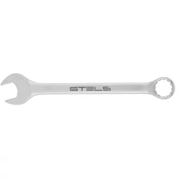Ключ комбинированный Stels 15218 (27 мм, CrV, матовый хром)