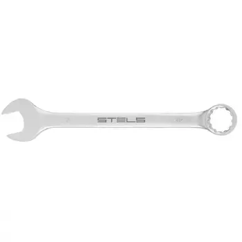 Ключ комбинированный Stels 15219 (32 мм, CrV, матовый хром)