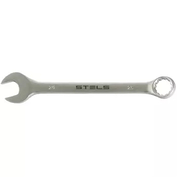 Ключ комбинированный Stels 15227 (25 мм, CrV, матовый хром)