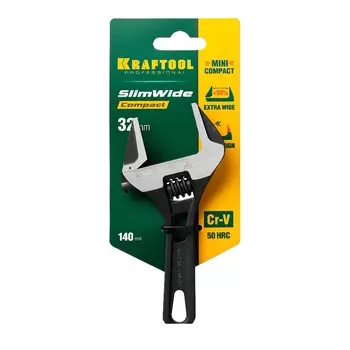 Ключ разводной Kraftool SlimWide-K 27266-20, 140 / 32 мм