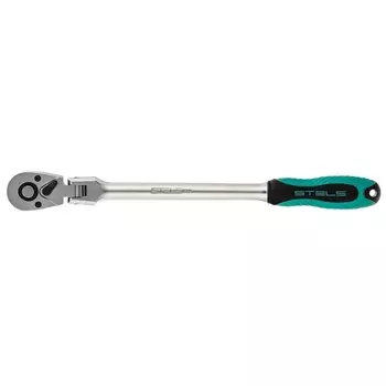Ключ трещотка Stels 14045, 3/8, 72 зуба, с быстрым сбросом, шарнирная