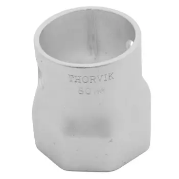 Ключ трубчатый ступичный шестигранный Thorvik BS6P80 053750, 80 мм
