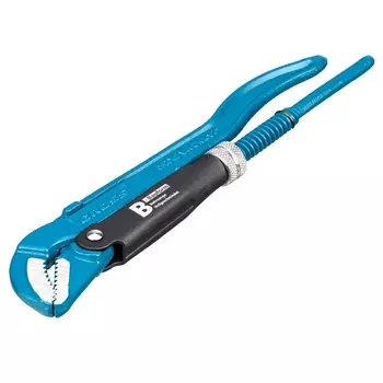 Ключ трубный рычажный Gross 15620, №0, 0.5", цельнокованый, CrV, тип "B"