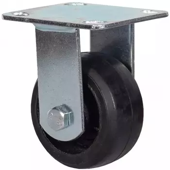 Колесо большегрузное неповоротное обрезиненное 200 мм FCd 80, 14116