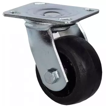 Колесо большегрузное поворотное обрезиненное 125 мм SCd 55, 14110