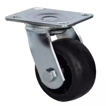 Колесо большегрузное поворотное обрезиненное SCd 63 14839, 150 мм