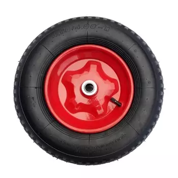 Колесо для тачки Variant 12110, камерное, 4.80/4.00-8, с подшипником 20 мм, обод металл., К99-2