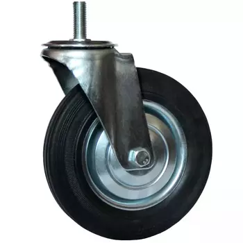 Колесо промышленное поворотное с болтом М12 125 мм SCT 55, 14082