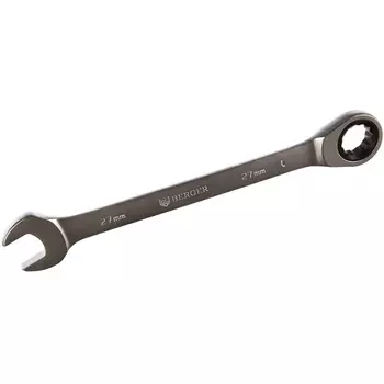 Комбинированный трещоточный ключ Berger BG1108 (27 мм, crv)