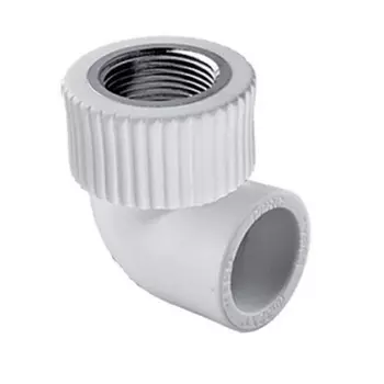 Комбинированный угольник Tebo, внутренняя резьба, 1/2", 32 мм