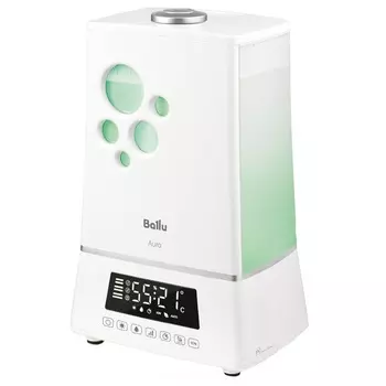 Комнатный увлажнитель воздуха для дома Ballu UHB-1100 НС-1172319 (с ночным режимом, сенсорное управление, площадь увлажнения 40 м2, белый)