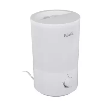 Компактный увлажнитель воздуха Ресанта УВ-2 67/7/3 (объем резервуара для воды 3 литра, мелкодисперсный пар, механическое управление)