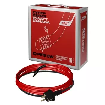 Комплект для обогрева резистивный труб Iqwatt IQ PIPE CW 3 м (на трубу)