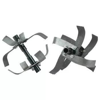 Комплект фрез Forza МБ + вал Форза ФМБР.30.390.330, 4 культиватора + 2 вала