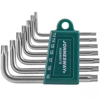 Комплект угловых ключей Jonnesway TORX H08M07S