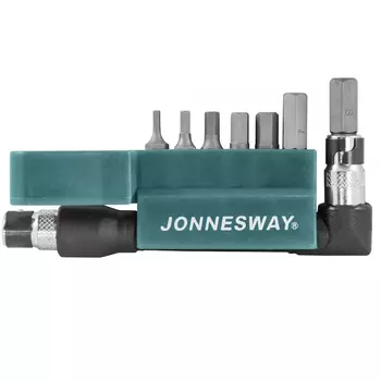 Комплект вставок Jonnesway S08H2H8S, 1/4 шестигранных, 8предметов