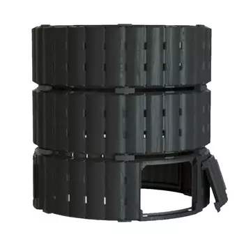 Компостер Piteco K11135, 1350л, круглый, чёрный