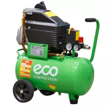 Компрессор Eco AE-251-3, 235 л/мин, 8 атм, коаксиальный, масляный, ресив. 24 л, 220 В, 1.50 кВт