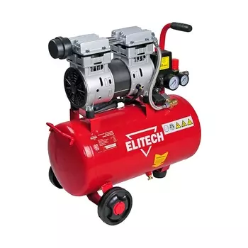 Компрессор коаксиальный безмасляный Elitech КПБ 180/24М 199896