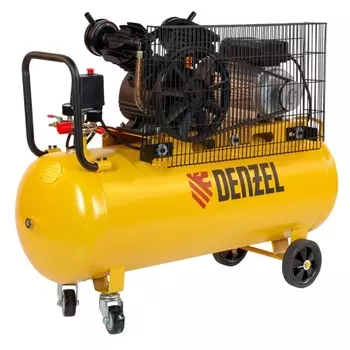 Компрессор воздушный Denzel BCV2200/100, 2,2 кВт, 370 л/мин, 100 л, 58110