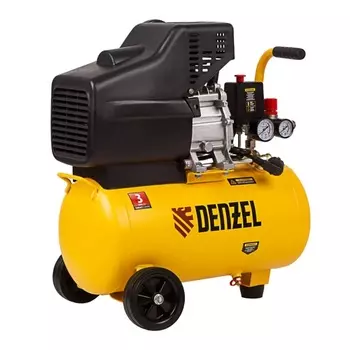 Компрессор воздушный Denzel DC1500/24 58160, 1,5 кВт, 220 л/мин, 24 л