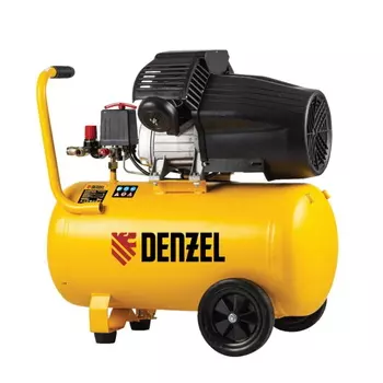 Компрессор воздушный Denzel DCV1800/50 58168, прямой привод 1,8 кВт, 50 литров, 320 л/мин
