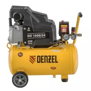 Компрессор воздушный Denzel DK1500/24 Х-Pro 58063, 1,5 кВт, 230 л/мин, 24 л