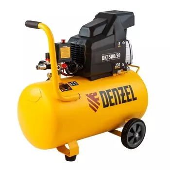 Компрессор воздушный Denzel DK1500/50 Х-Pro, 1,5 кВт, 230 л/мин, 50 л, 58064
