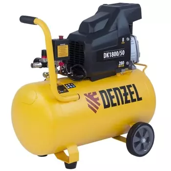Компрессор воздушный Denzel DK1800/50 Х-Pro, 1,8 кВт, 280 л/мин, 50 л, 58068