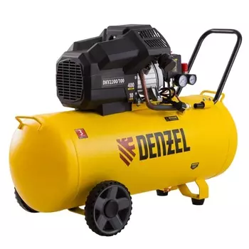 Компрессор воздушный Denzel DKV2200/100 Х-Pro, 2,2 кВт, 400 л/мин, 100 л, 58079