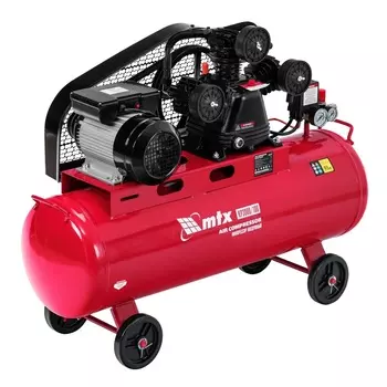 Компрессор воздушный МТХ КР3000/100 58023, 3,0 кВт, 100 литров, 510 л/мин, ременный привод